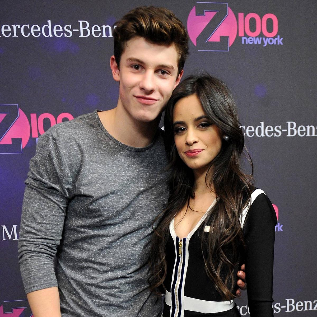 Camila Cabello und Shawn Mendes 2015 beim Jingle Ball 2015 im Madison Square Garden.