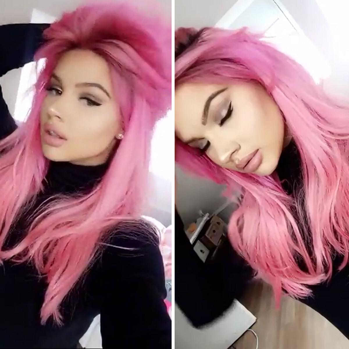 Shirin David hat pinke Haare