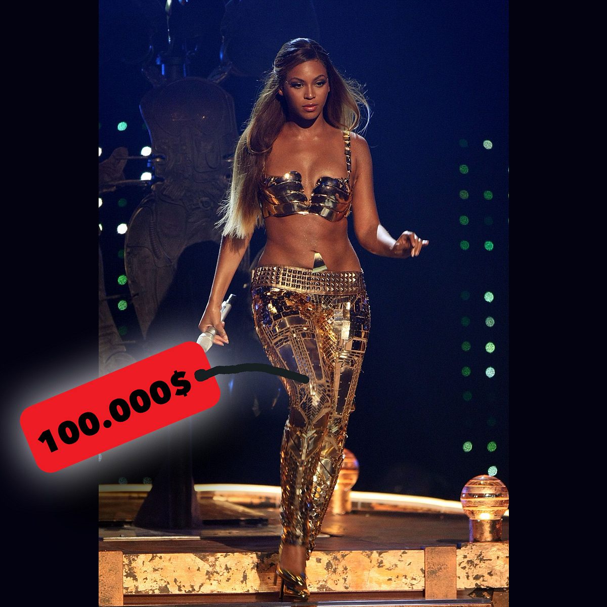 Shopping-Sünden: Beyoncé 100k Gold-Leggins