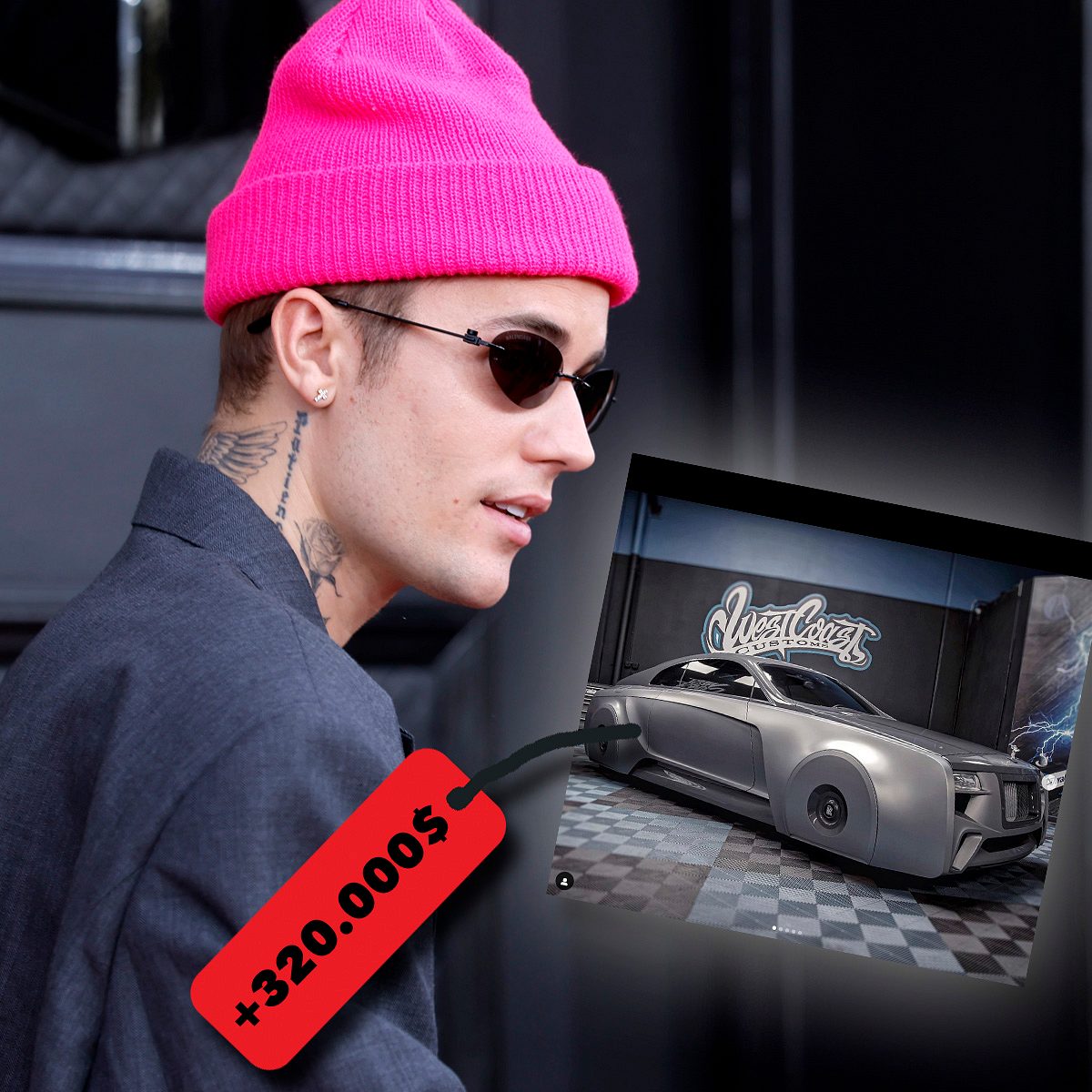 Shopping-Sünden: Justin Bieber 320k+ SciFi-Auto