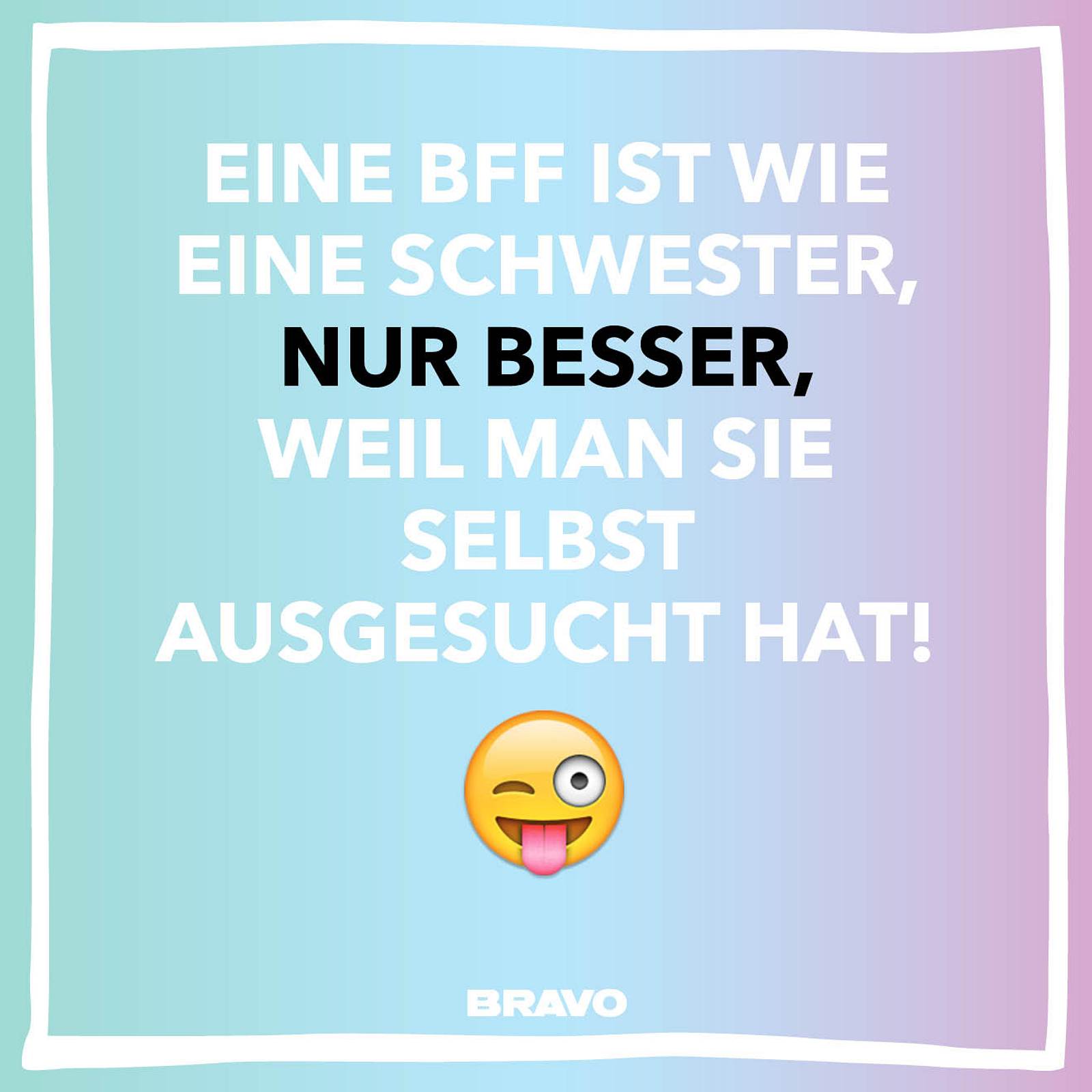 Cool, witzig, süß und verrückt Die besten FreundschaftsSprüche