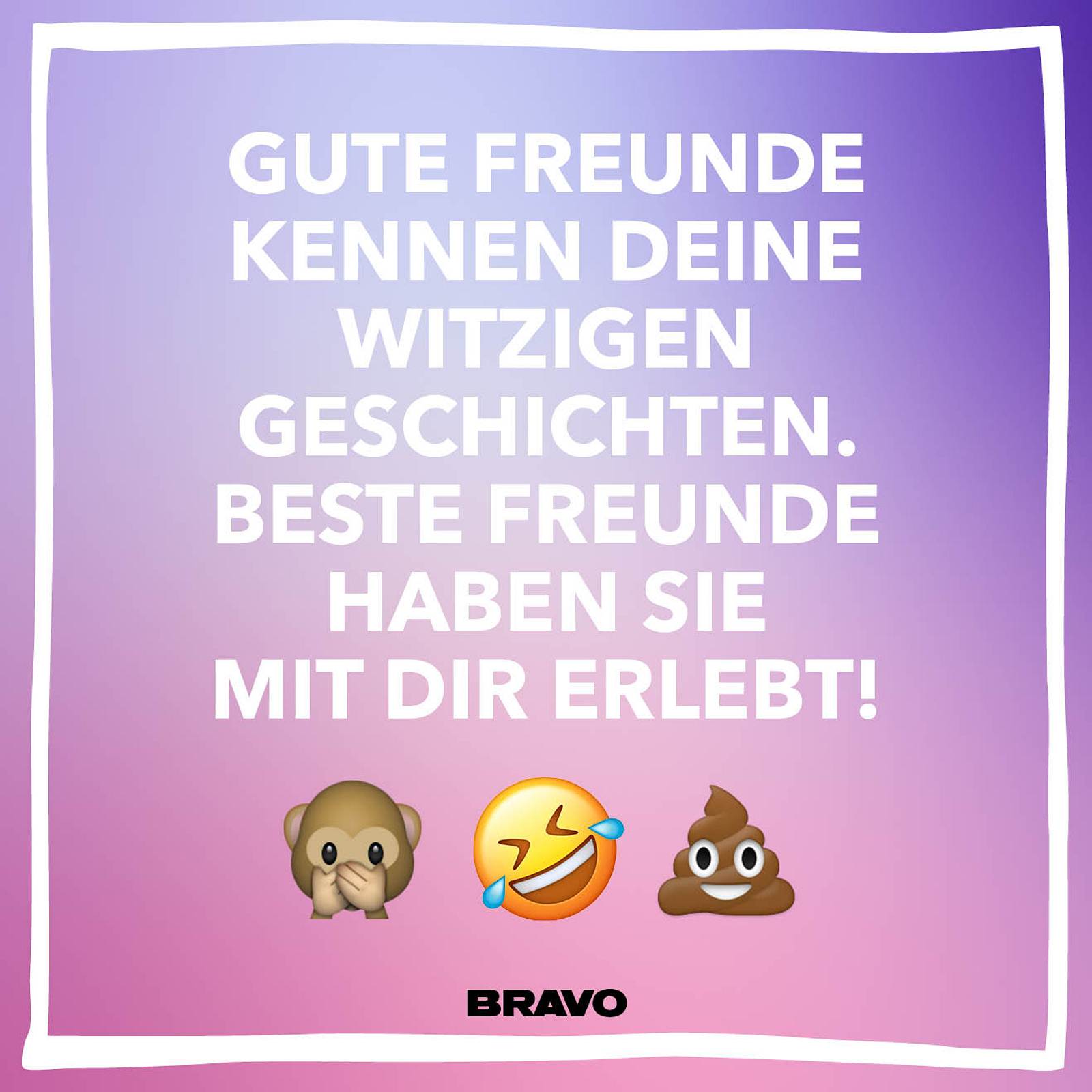 Cool, witzig, süß und verrückt Die besten FreundschaftsSprüche