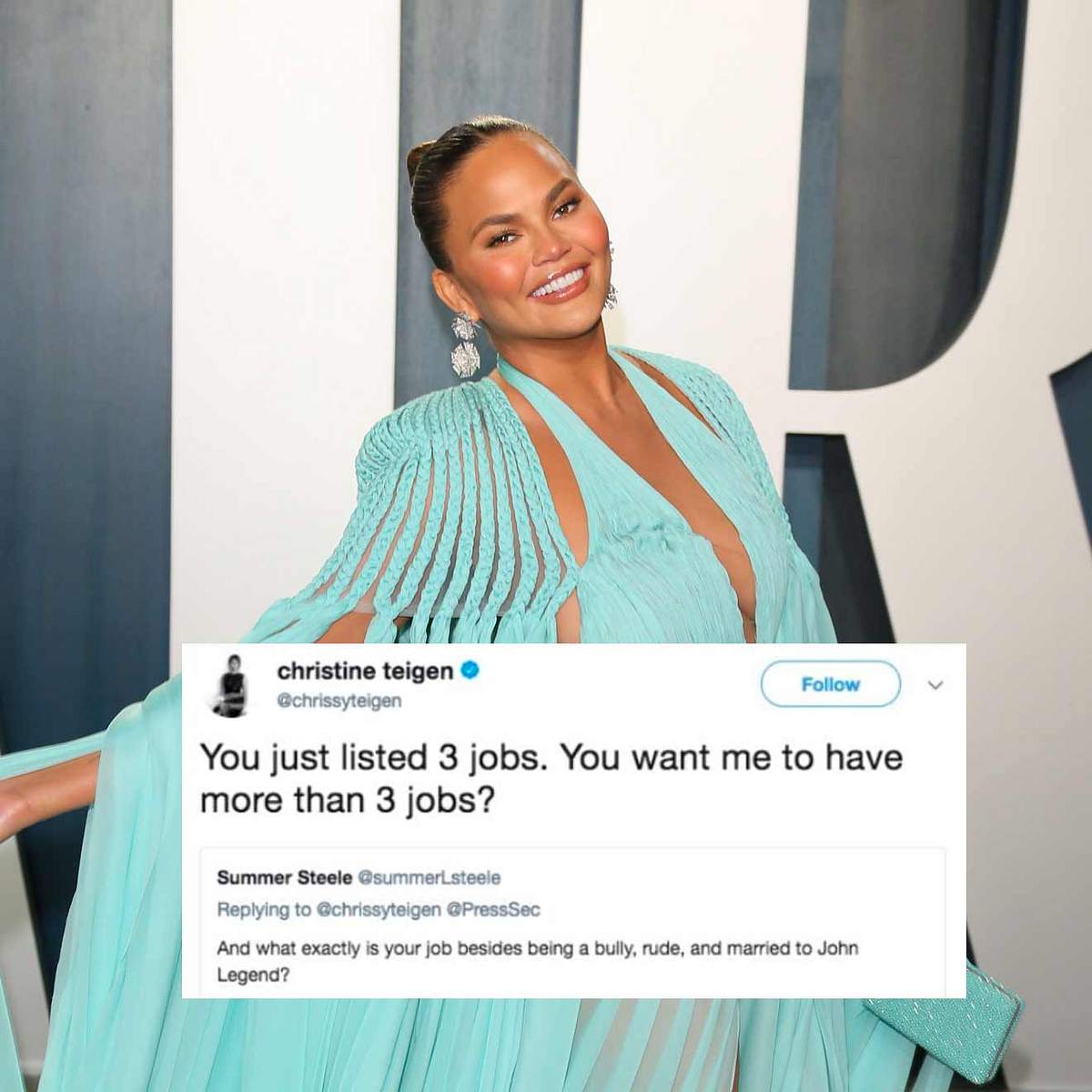 Star-Konter, die Hater zum Schweigen brachten Chrissy Teigen