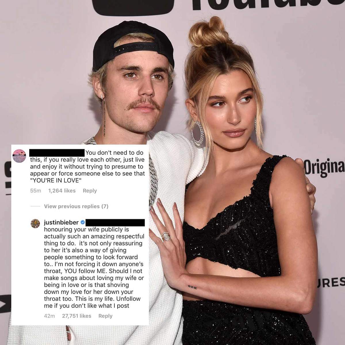 Star-Konter, die Hater zum Schweigen brachten Justin Hailey Bieber