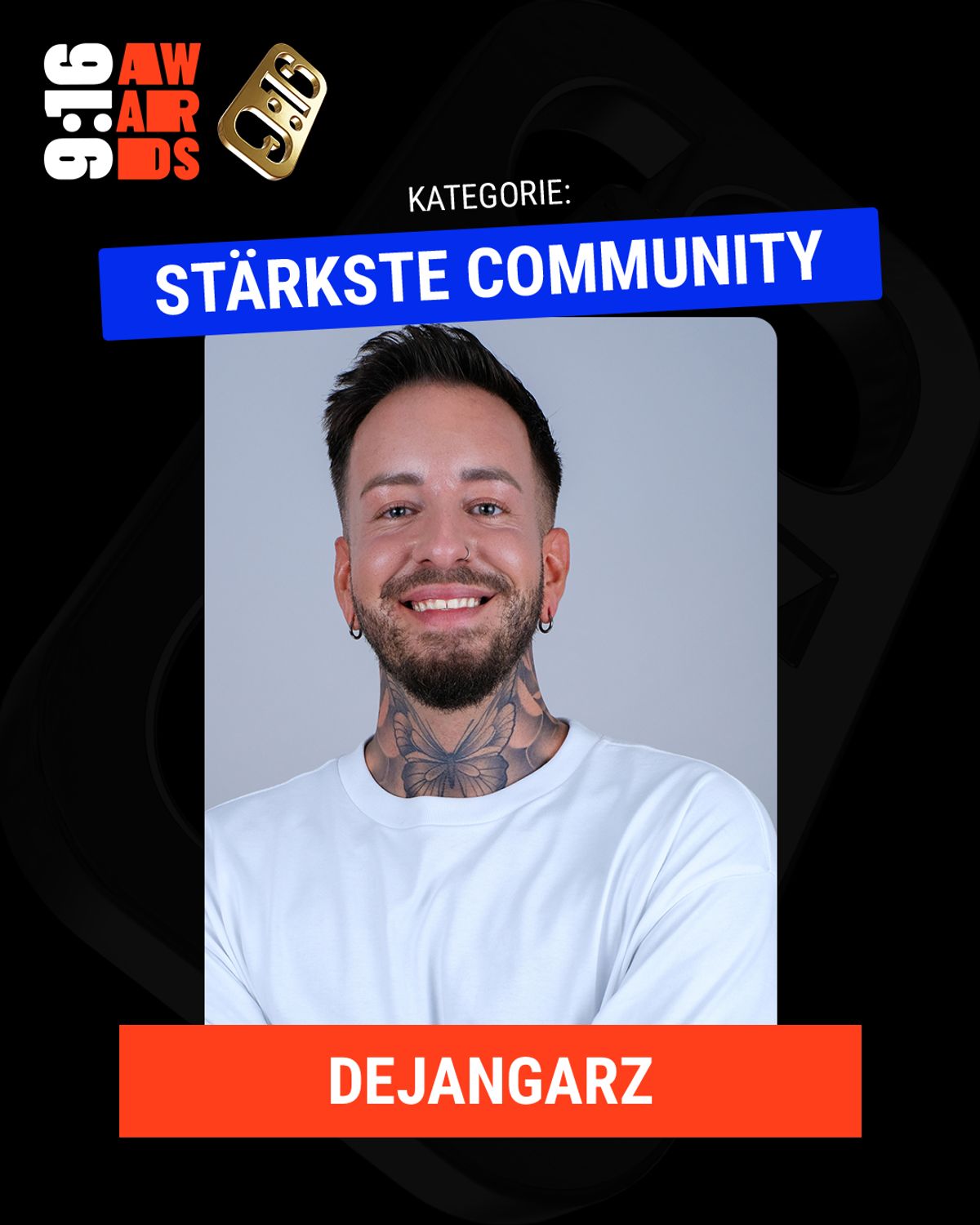 Stärkste Community: Dejan Garz Stärkste Community: Dejan Garz