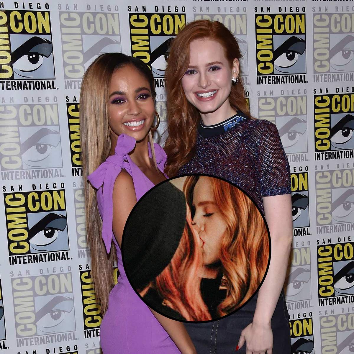 Stars, die ihre BFFs küssen Vanessa Morgan Madelaine Petsch