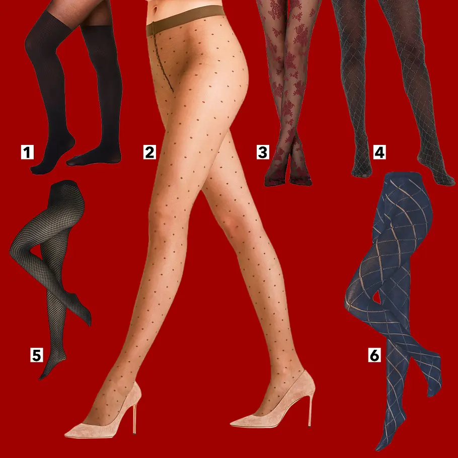 Stylische Strumpfhosen.