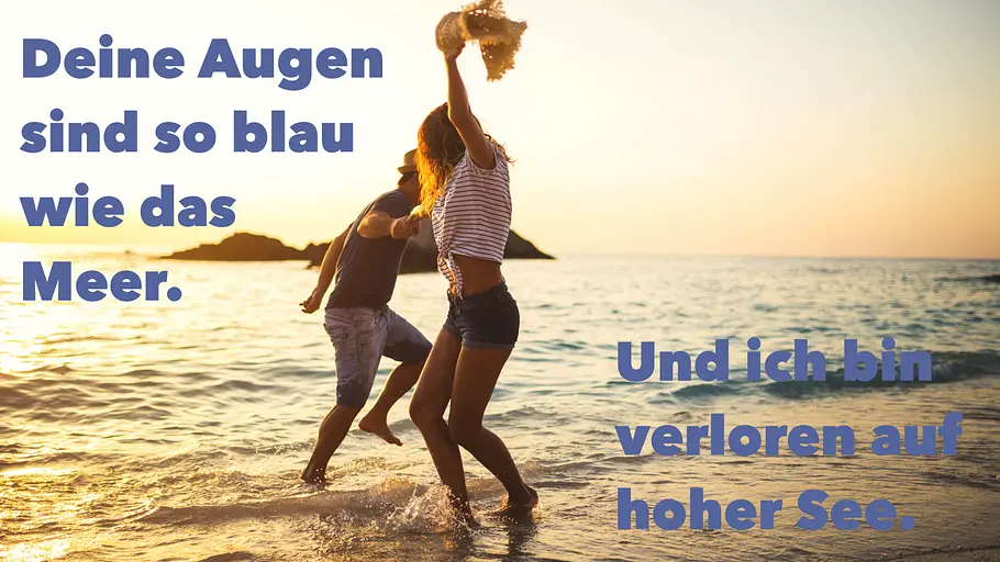 Süße Anmachsprüche Süße Anmachsprüche