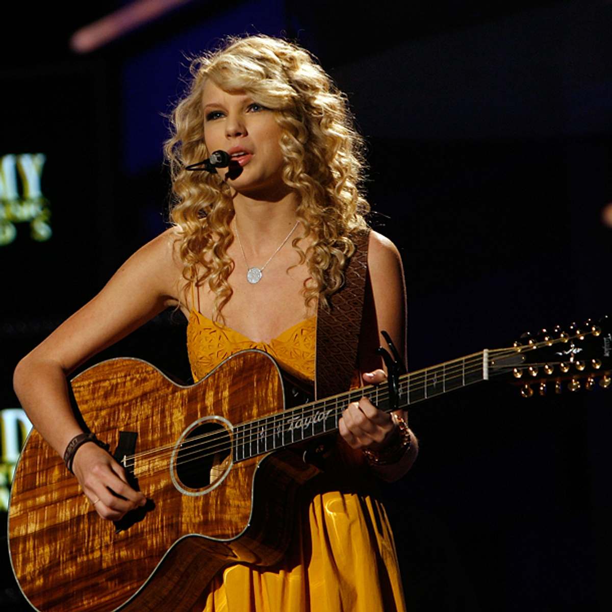 Taylor Swift und ihre Gitarre (2007)