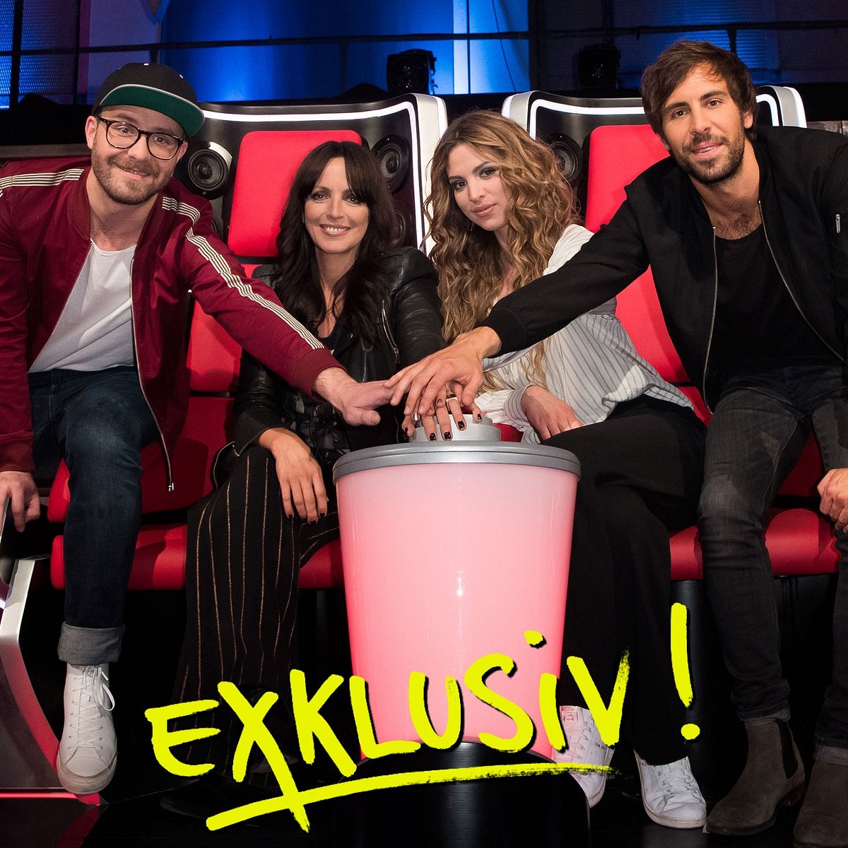 The Voice Kids Coaches Max Giesinger, Mark Forster, Nena und Larissa