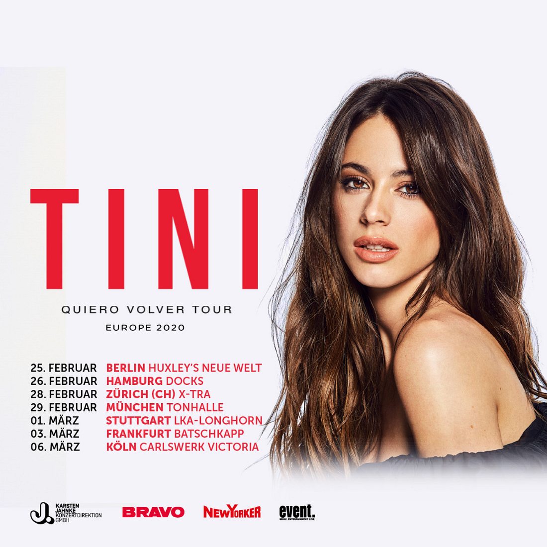 Tini auf Tour Hier kannst du sie sehen! BRAVO