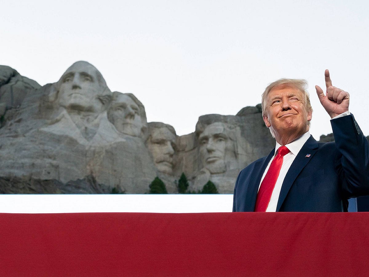 Donald Trump: replika mount rushmore peinlich