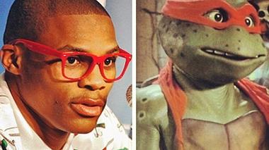 Russell Westbrook Ninja Turtle Michelangelo - Foto: Instagram