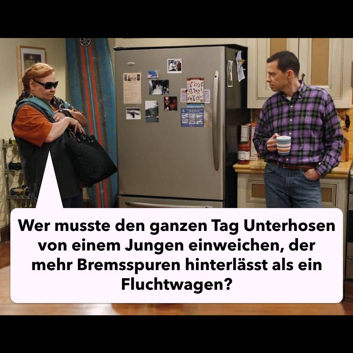 Two And A Half Men” Sprüche: Harte Schale, weicher Kern