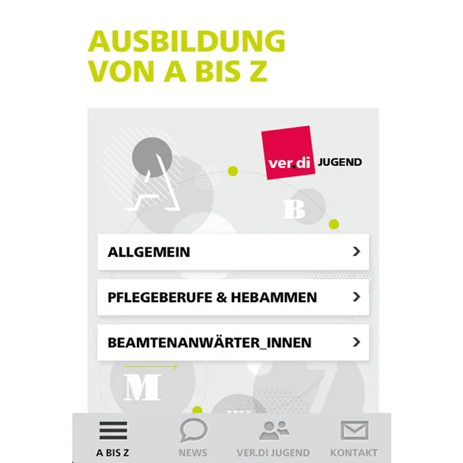 Die Ausbildung A-Z-App