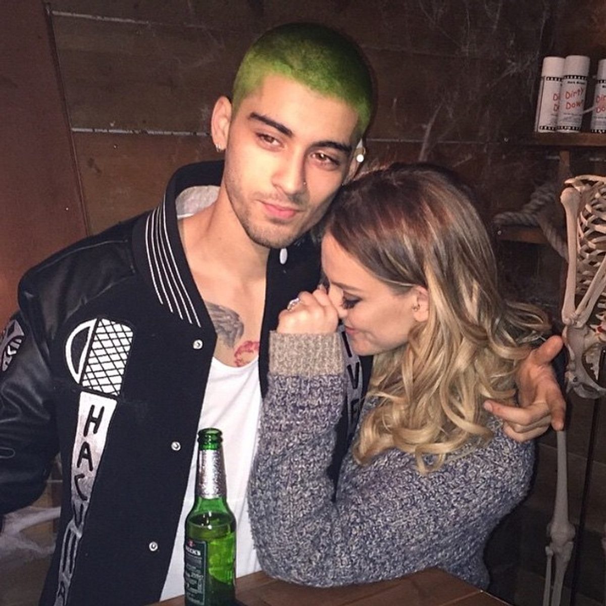 Zayn Malik grüne Haare